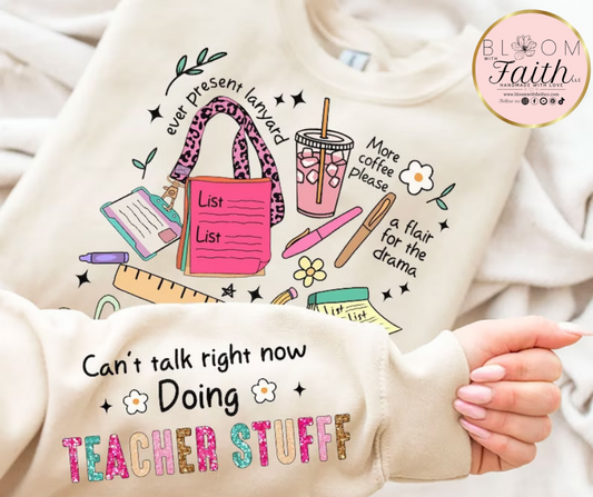 Teacher stuff shirt