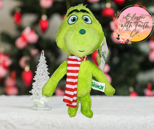 The Grinch Christmas with scarf Plush