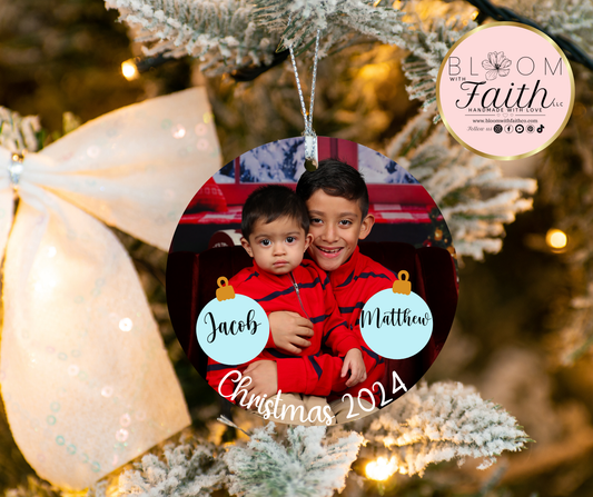 Personalized photo ornaments