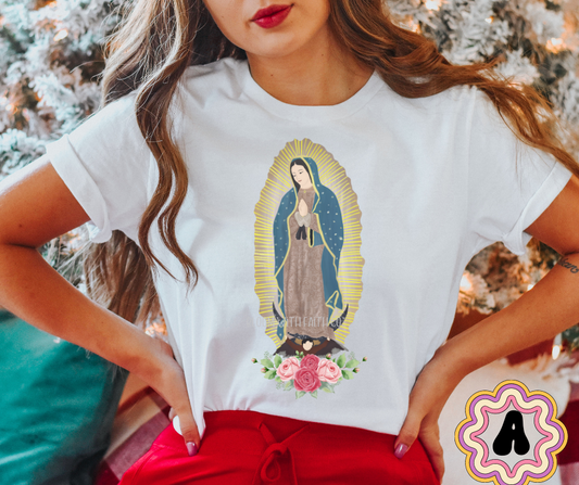 Virgen de Guadalupe t-shirt, Our Lady of Guadalupe t-shirt, Virgencita de Guadalupe
