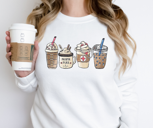Nurse Cute Coffee Cups T-Shirt