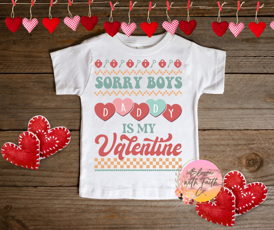 Sorry boys! Daddy is my valentine